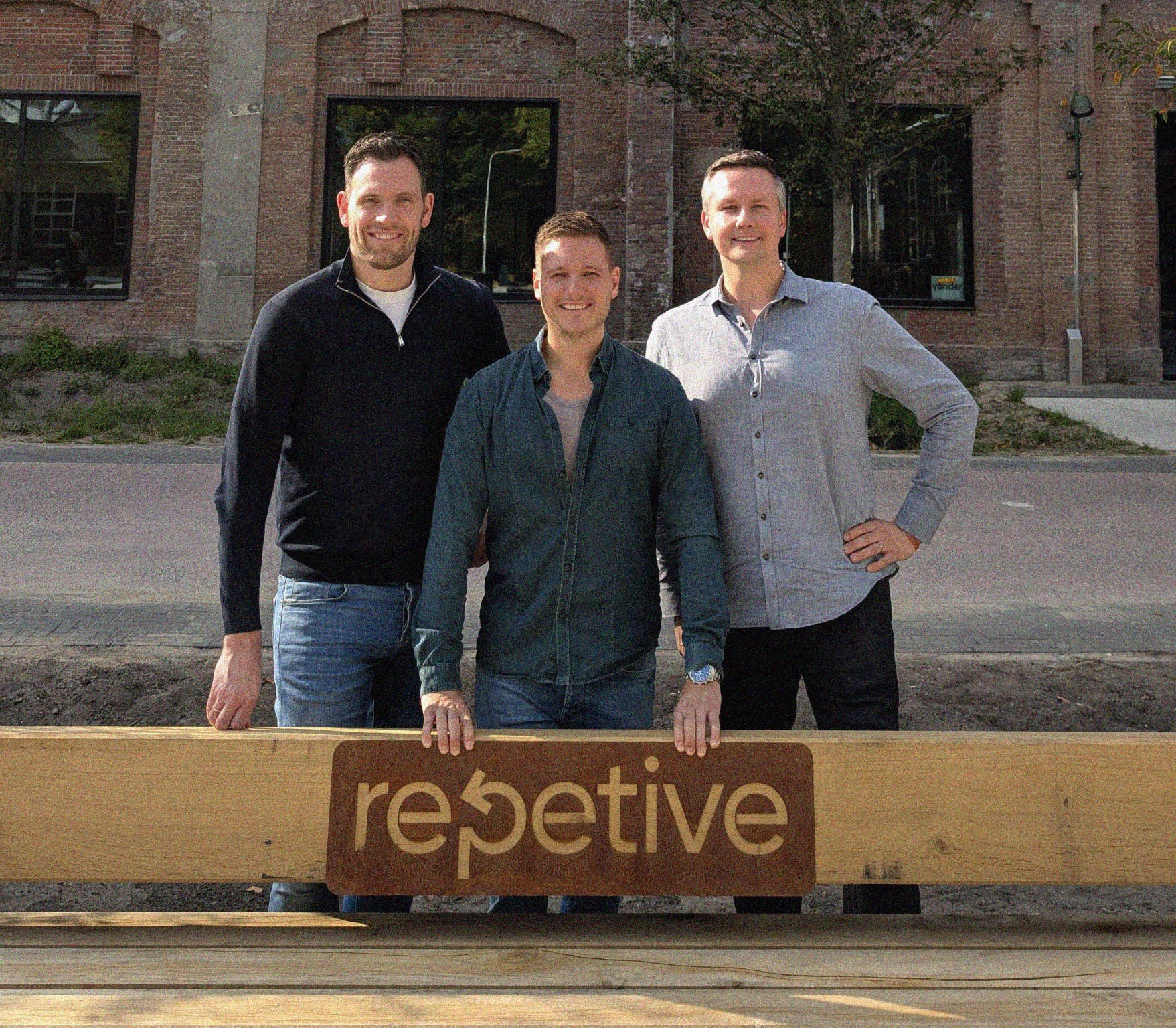 Het Repetive-team op kantoor